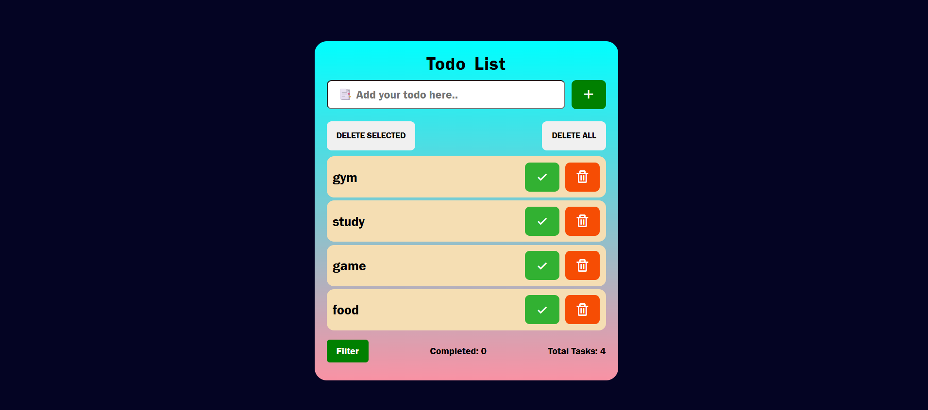 Todo App